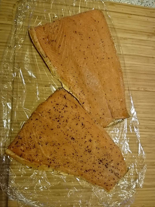 Kallrökt laxfilé